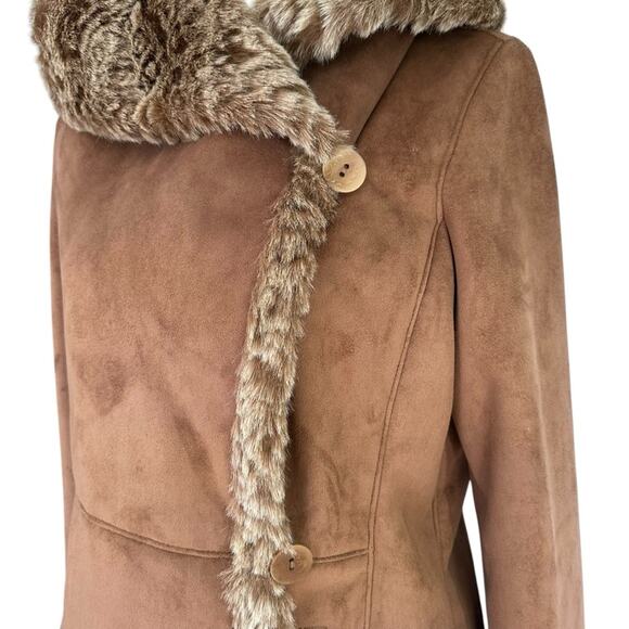 Terry Lewis - Luxuries Faux Suede and Fur Jacket, sizePS, NWT - Picture 15 of 16